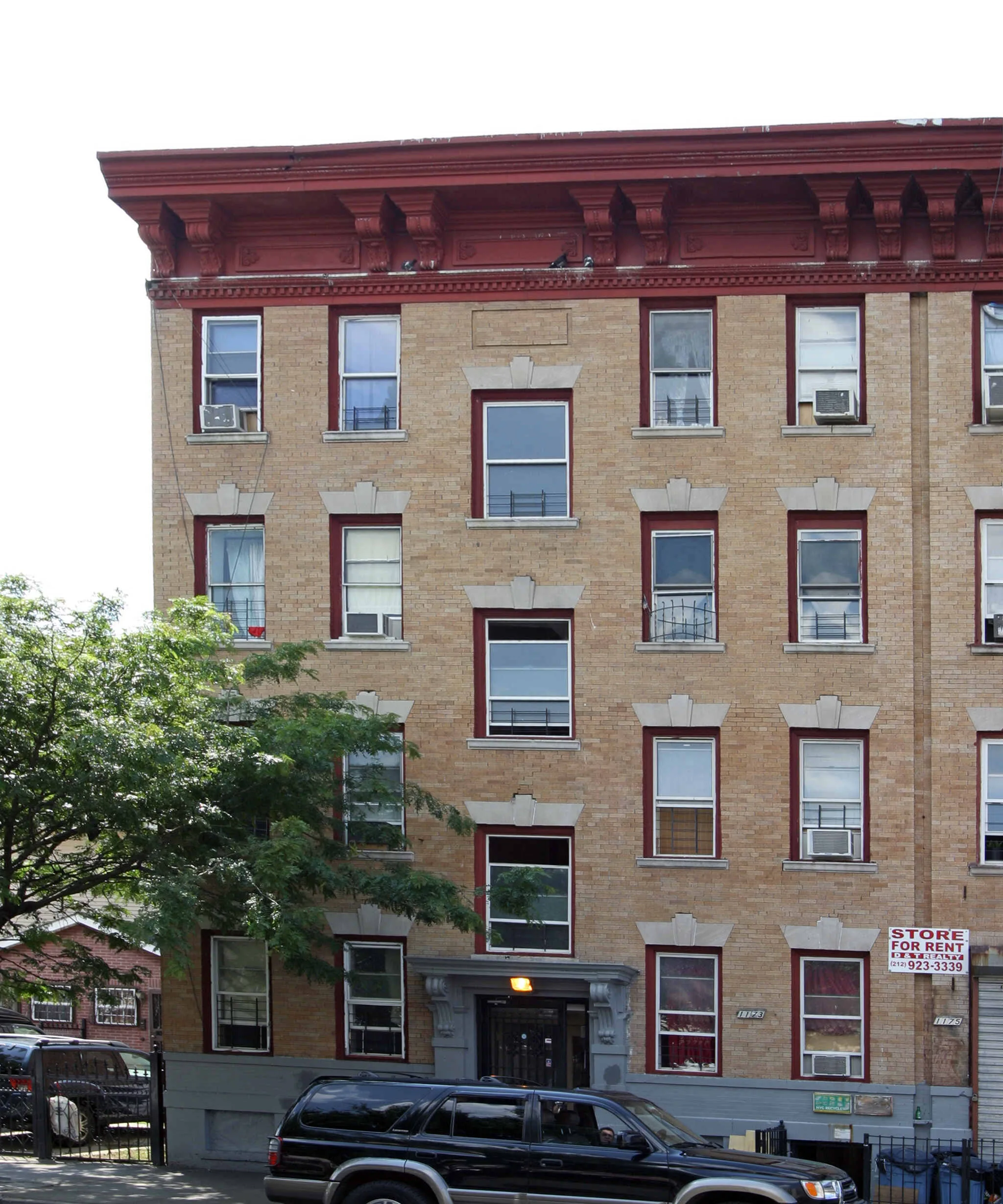 Apartment building at 1173 Vyse Avenue in the Bronx, NY